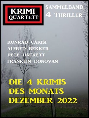 cover image of Die 4 Krimis des Monats Dezember 2022